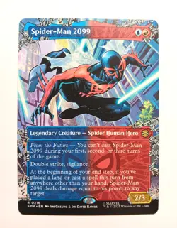 Magic the Gathering TCG Spider-Man 2099 R 0216 Borderless Marvels Spider-Man SPM - Image 2