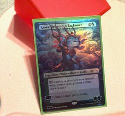 Kiora, Behemoth Beckoner (Rainbow Foil) Secret Lair Drop Foil - Image 1