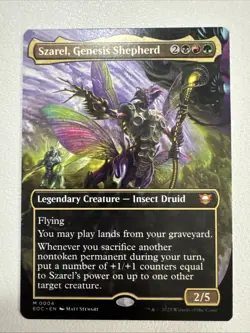 Szarel, Genesis Shepherd Borderless (NM Non-Foil) EOC-0004 Mythic MTG - Image 1