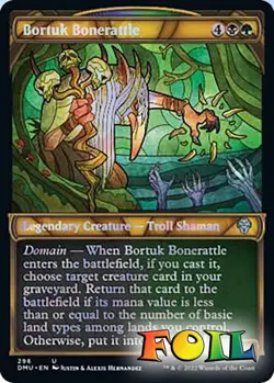 Bortuk Bonerattle (Showcase) 0296 MTG Dominaria United Uncommon NP Foil - Image 1