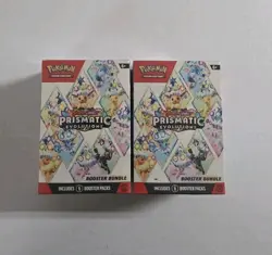 Pokemon Scarlet Violet Prismatic Evolutions Booster Bundle Sealed Lot Of 2 - Image 1