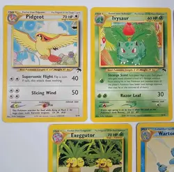 2001 Lot Of 7 Pokemon Cards - Southern Islands - Vileplume - Wartortle - Ivysaur - Image 2