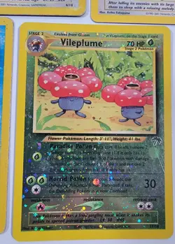 2001 Lot Of 7 Pokemon Cards - Southern Islands - Vileplume - Wartortle - Ivysaur - Image 5