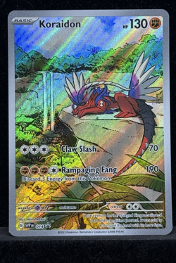 Pokemon TCG Koraidon SV Black Star Promos SVP014 Holo Double Sleeved NM 2023 - Image 3