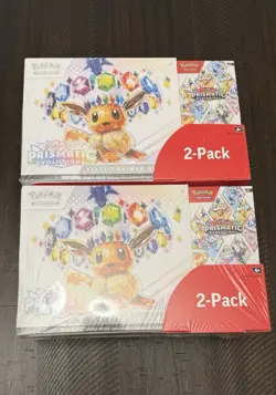 (LOT OF x2) Pokemon TCG: Prismatic Evolutions ETB & Booster Bundle Costco 2-Pack - Image 2