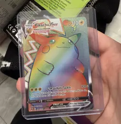 Pokemon Vivid Voltage 2020 Secret Rainbow Pikachu VMAX 188/185 NM - Image 1