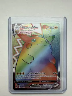 Pokemon Vivid Voltage 2020 Secret Rainbow Pikachu VMAX 188/185 NM - Image 2
