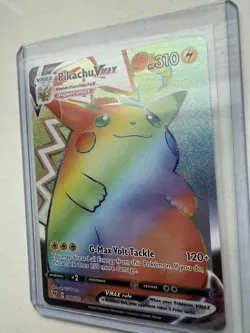 Pokemon Vivid Voltage 2020 Secret Rainbow Pikachu VMAX 188/185 NM - Image 5