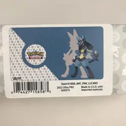 Pokemon TCG Ultra Pro Lucario Playmat Mousepad 23.875 x 13.5 Inches - Image 2