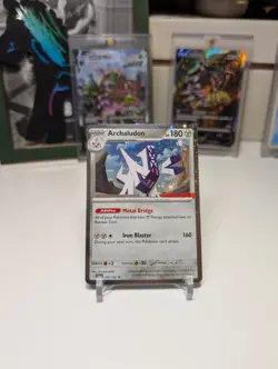 Pokemon TCG Stellar Crown Archaludon 107/142 GameStop Promo UNSEALED Cosmos Holo - Image 1