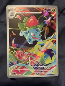 Ivysaur 134/132 Mega Evolution Illustration Rare Pokemon NM/M+ IR Full Art Holo - Image 1
