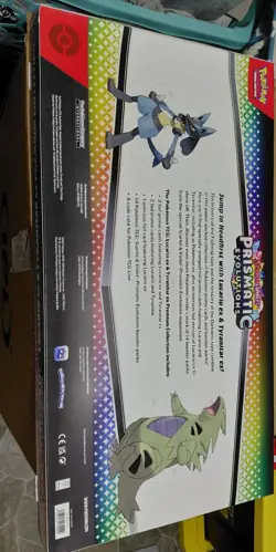 NEW-Pokemon TCG Prismatic Evolutions Lucario ex & Tyranitar ex Premium Box - Image 2