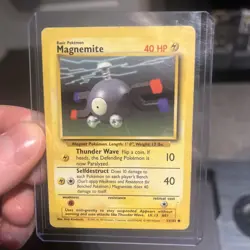 Pokemon TCG - Magnemite - Base Set 53/102 - LP/MP - Image 1