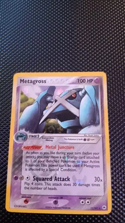 Metagross 11/101 Reverse Holo 2004 Ex Hidden Legends Pokemon TCG - Image 2