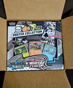 Pokemon - Black Bolt & White Flare Unova Poster Collection Box - LOT OF 6. - Image 3