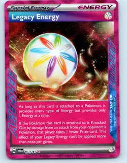 Holo Legacy Energy 167/167 ACE SPEC Rare Twilight Masquerade Pokemon TCG - Image 1