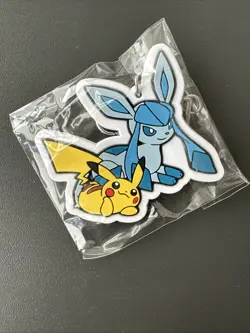 Pokemon Glaceon and Pikachu Keychain Official Product - From 2023 Holiday Set - Image 1