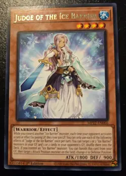 Judge Of The Ice Barrier MP22-EN066 1st Edition Rare Pharaoh's Gods Yu-Gi-Oh! - Image 1