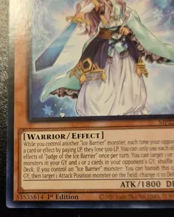 Judge Of The Ice Barrier MP22-EN066 1st Edition Rare Pharaoh's Gods Yu-Gi-Oh! - Image 4