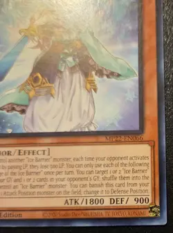 Judge Of The Ice Barrier MP22-EN066 1st Edition Rare Pharaoh's Gods Yu-Gi-Oh! - Image 5