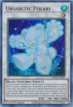 Yugioh - Ursarctic Polari (Ultra Rare) (1st Edition) - ANGU-EN033 P - Image 1