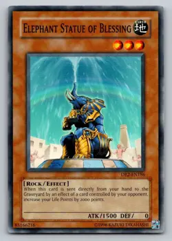Yu-Gi-Oh! Elephant Statue Of Blessing DR2-EN186 - Image 1