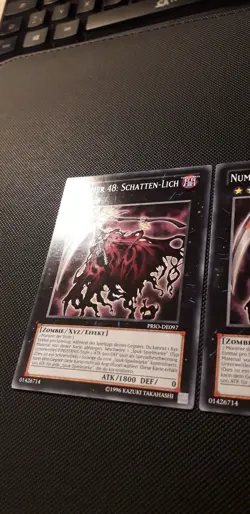 Yu-Gi-Oh! 3xNummer 48: Schatten-Lich, PRIO-DE097, Common, 2. Auflage, NM/ NM/ EX - Image 2