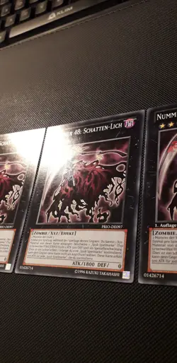 Yu-Gi-Oh! 3xNummer 48: Schatten-Lich, PRIO-DE097, Common, 2. Auflage, NM/ NM/ EX - Image 3