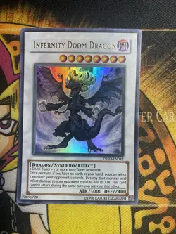 YuGiOh Infernity Doom Dragon TSHD-EN042 Ultra Rare - Image 1
