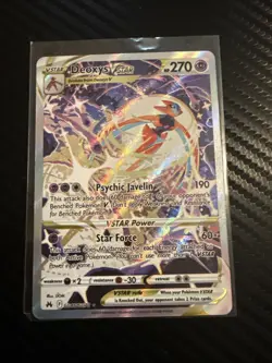 Pokemon Deoxys VSTAR Ultra Rare Card GG46/GG70 Crown Zenith: Galarian Gallery - Image 1
