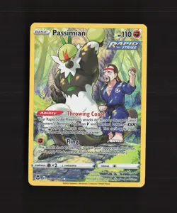Passimian TG08/TG30 Silver Tempest Full Art Ultra Rare Holo Pokemon Card NM - Image 1