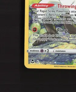 Passimian TG08/TG30 Silver Tempest Full Art Ultra Rare Holo Pokemon Card NM - Image 5