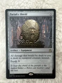 MTG Magic The Gathering Card Pariah's Shield Ravnica Remastered Regular R0264 - Image 1