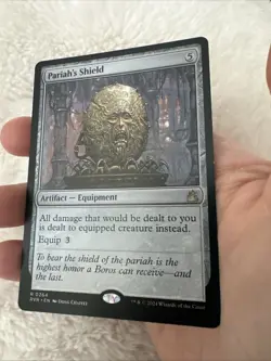 MTG Magic The Gathering Card Pariah's Shield Ravnica Remastered Regular R0264 - Image 2