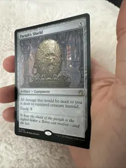 MTG Magic The Gathering Card Pariah's Shield Ravnica Remastered Regular R0264 - Image 3