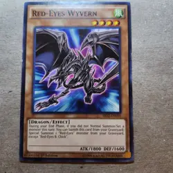 Yu-Gi-Oh Red-Eyes Wyvern Card SR02-EN010 Common 1st Edition - Image 1