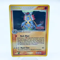 Pokemon TCG Karte - EX Power Keepers Reverse Foil Stamp Armaldo 3/108 - EXC-NM - Image 1