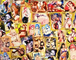1x Random Waifu Gold Metal Card | Anime Girls Trading Cards ~ Goddess Story TCG - Image 2