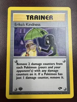Pokemon Card - Erika's Kindness Gym Challenge 103/132 1st Edition NM-/NM - Image 1