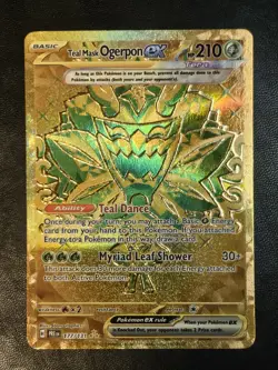 Teal Mask Ogerpon EX 177/131 | Prismatic Evolutions Hyper Rare Pokemon Card TCG - Image 1