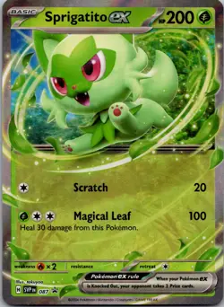 Sprigatito ex SV: Scarlet & Violet Promo Cards 087 NM - Image 1