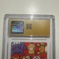 Pokemon CGC 10 PRISTINE Raichu JAPAN 2019 Nintendo POKEMON OLD MAID Playing Card - Image 4