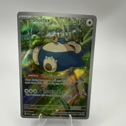 Pokemon TCG Snorlax SVP 057 Scarlet & Violet Promo Full Art Holo Card HP 150 - Image 1