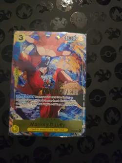 Monkey D. Luffy Winner P-036 OP04 Pre- Release Promo One Piece Card - Image 1