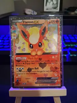 Pokemon TCG Flareon EX Holo Full Art Ultra Rare Card RC6/RC32 - Image 1