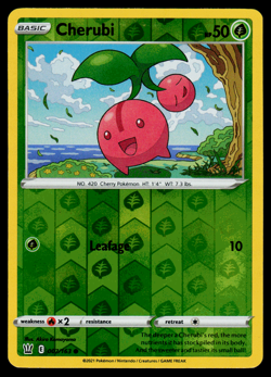 Pokemon Card - SWSH - Battle Styles Cherubi 007/163 Reverse Holo - NM - Image 1