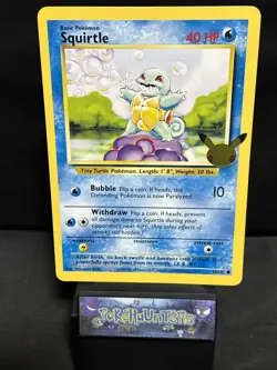 Pokemon Card Squirtle 63/102 Celebrations 25th Anniversary JUMBO OVERSIZE NM - Image 1