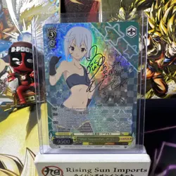 STEAL SUCCESSFUL... Chris SP Signed Auto Weiss Schwarz Card Konosuba Re Edit - Image 1