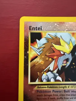 Entei 34 Reverse Holo Black Star Movie Promo Pokemon Card NM - Image 2