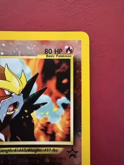 Entei 34 Reverse Holo Black Star Movie Promo Pokemon Card NM - Image 3
